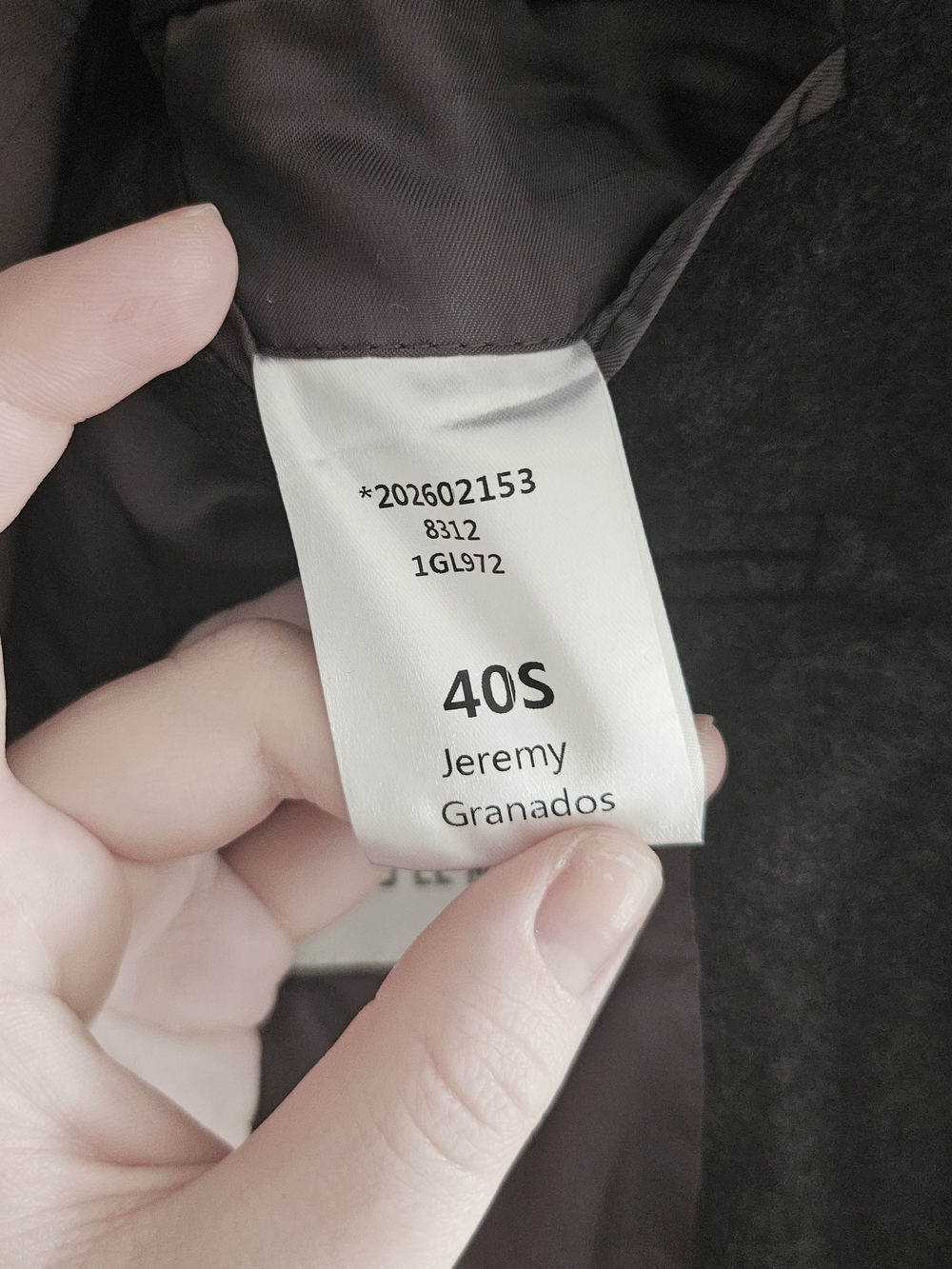 Men's Tailored Charcoal Wool Sport Coat Blazer - Picture 7 of 8